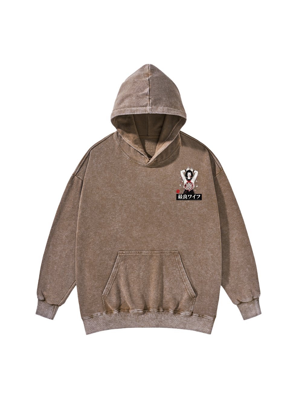 BEST SHRINE MAIDEN WASHED HOODIE