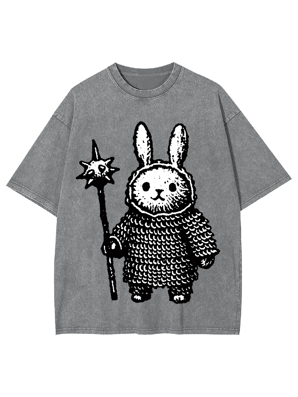 Knight Bunny Defender Washed Tshirt