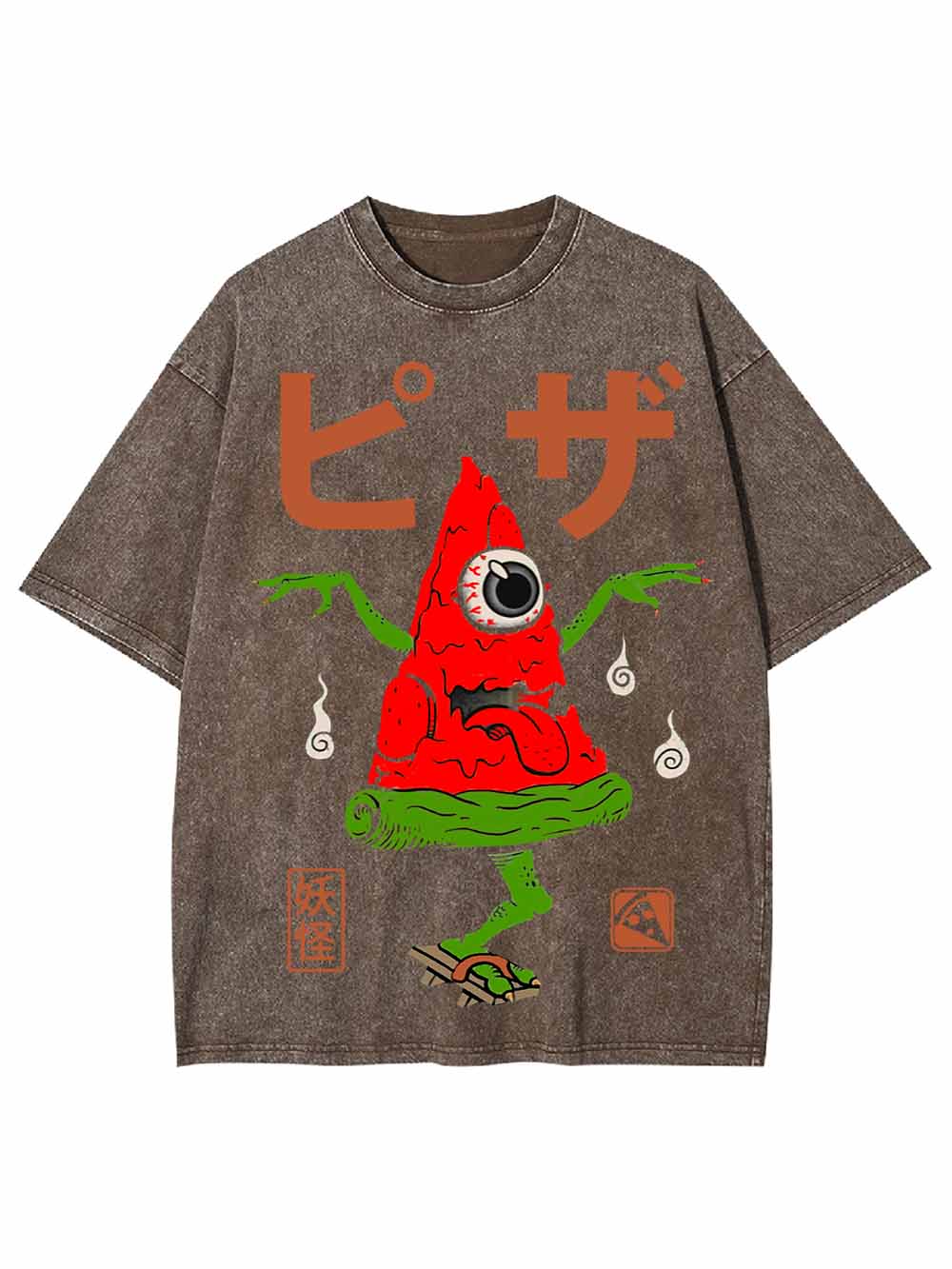 Pizza Demon Washed Tshirt