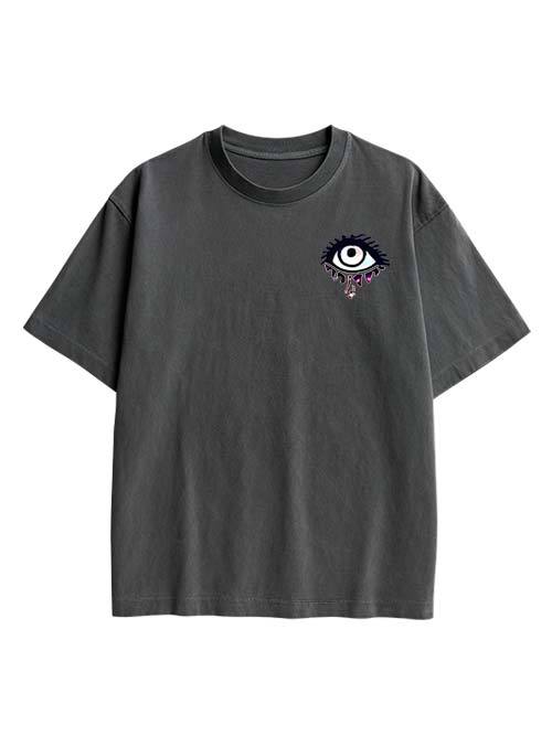 Mystic Melting Siren Double Sided Print Washed TShirt