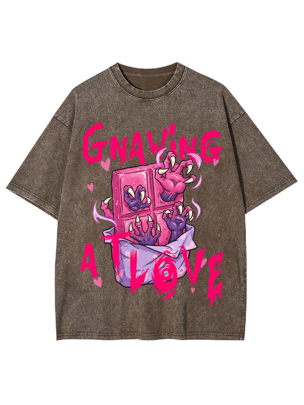 Gnawing at love Washed Tshirt