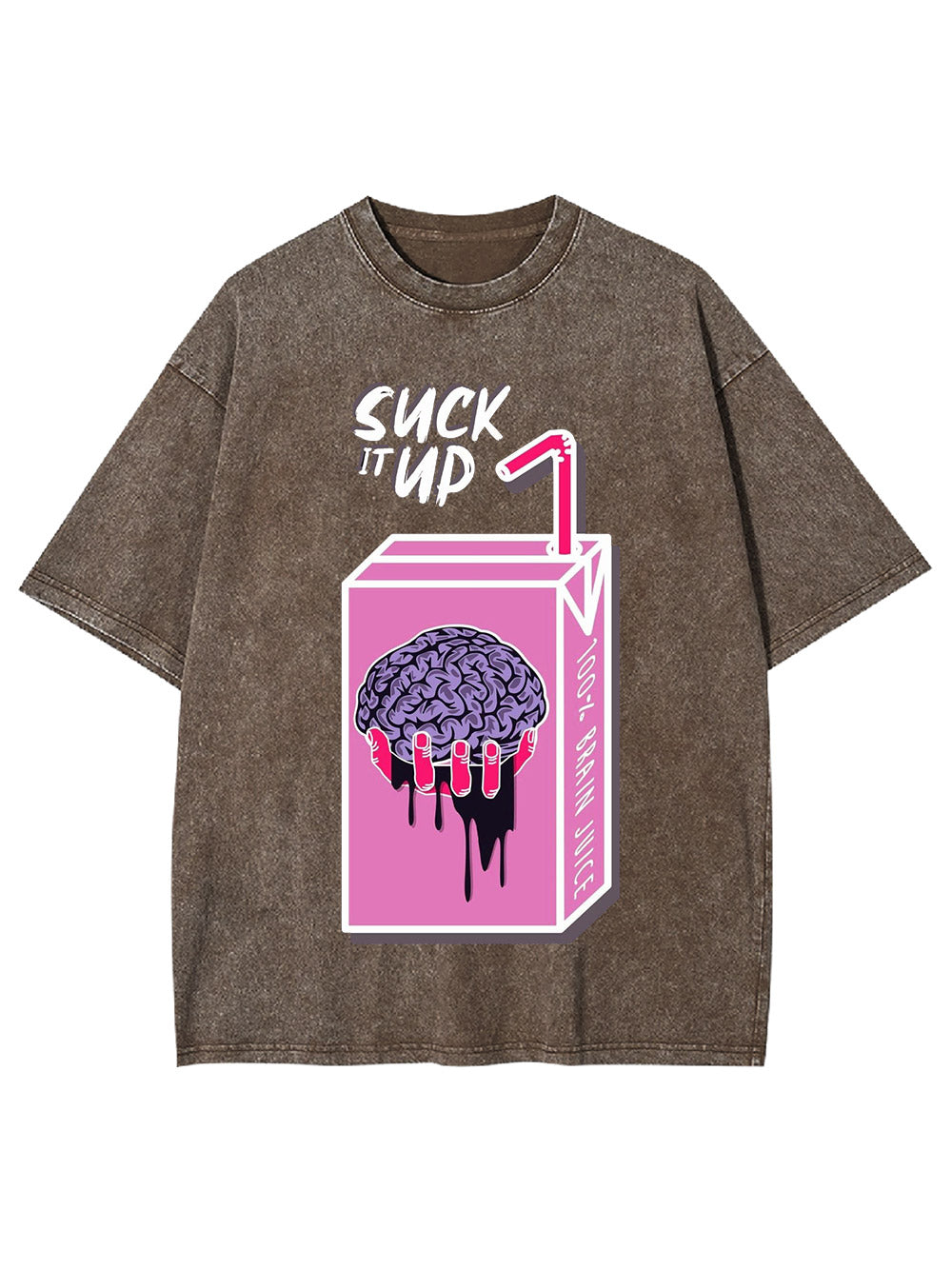 Suck It Up Washed Tshirt