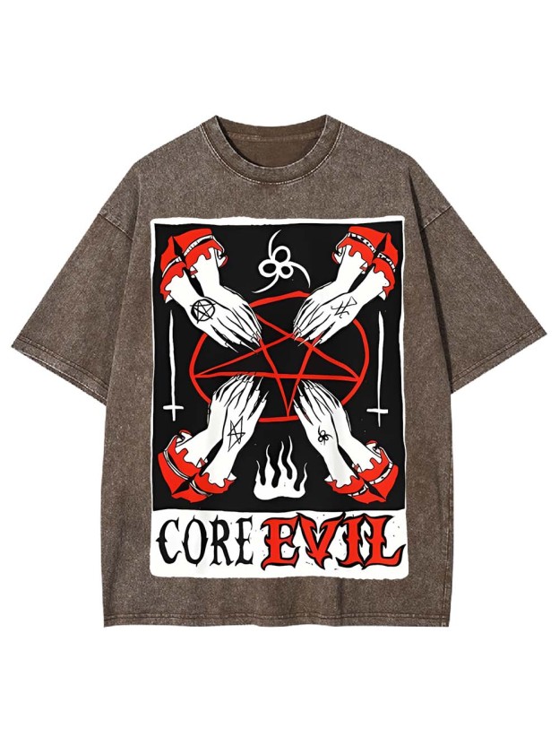 Core Evil Washed Tshirt