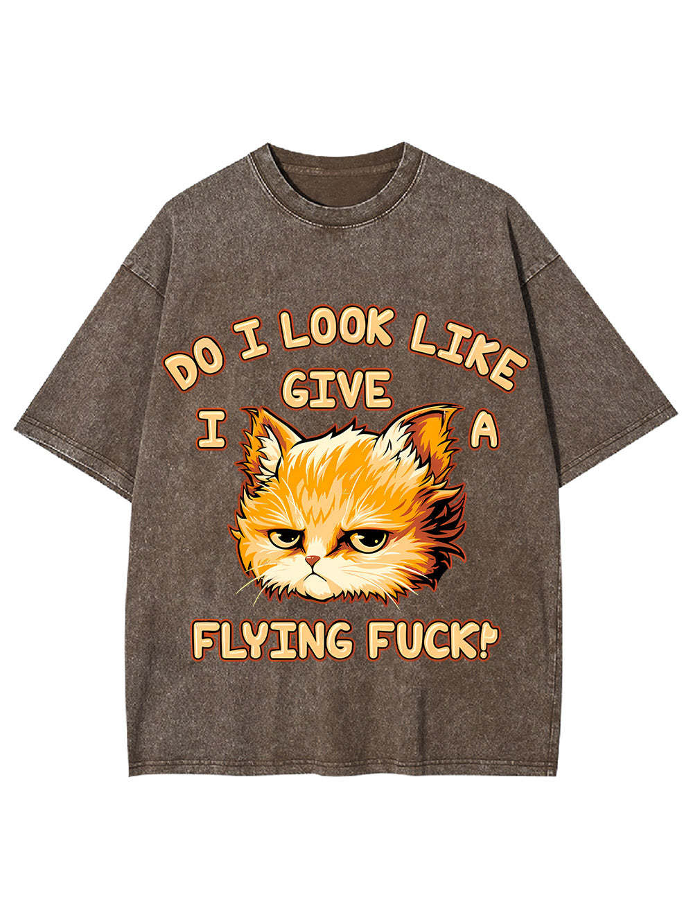 Do I Look Like I Give A Flying F*Ck! Washed Tshirt