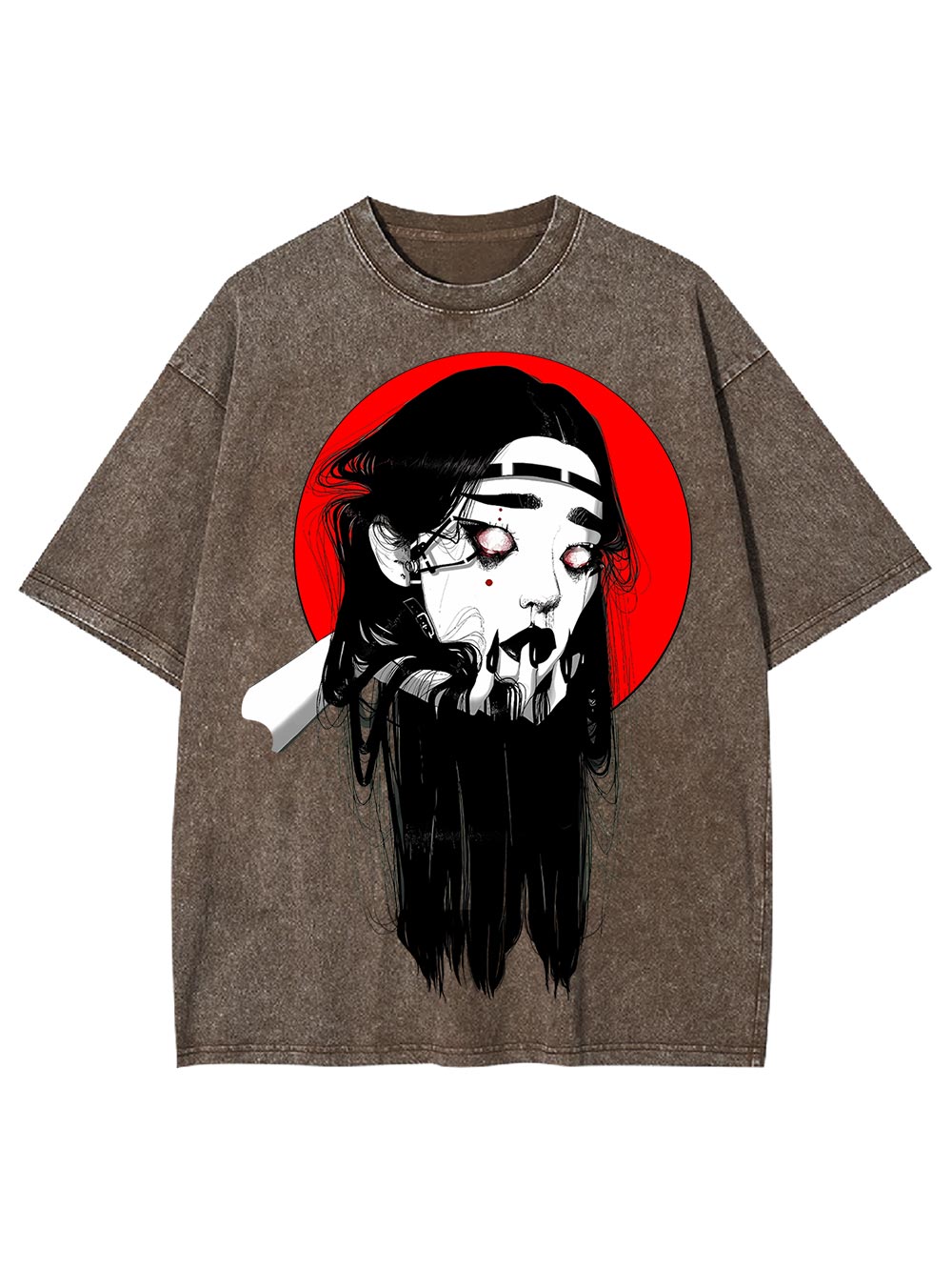 Elegant Skull Washed Tshirt