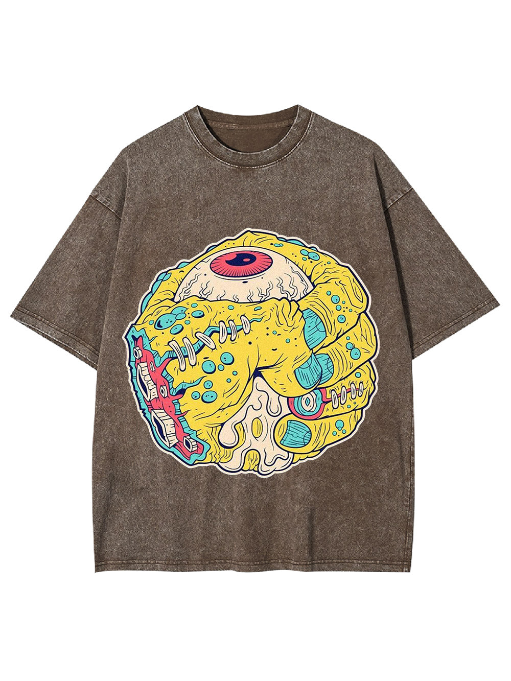 Monstrous Eye Sphere Washed Tshirt