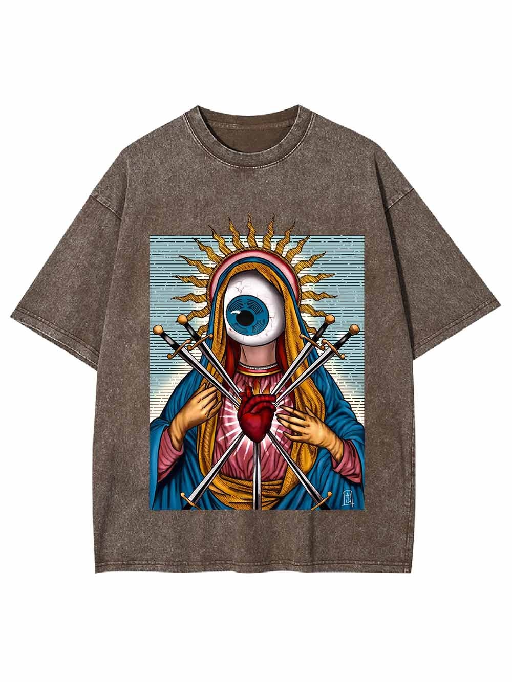 SACRED HEART WASHED TSHIRT