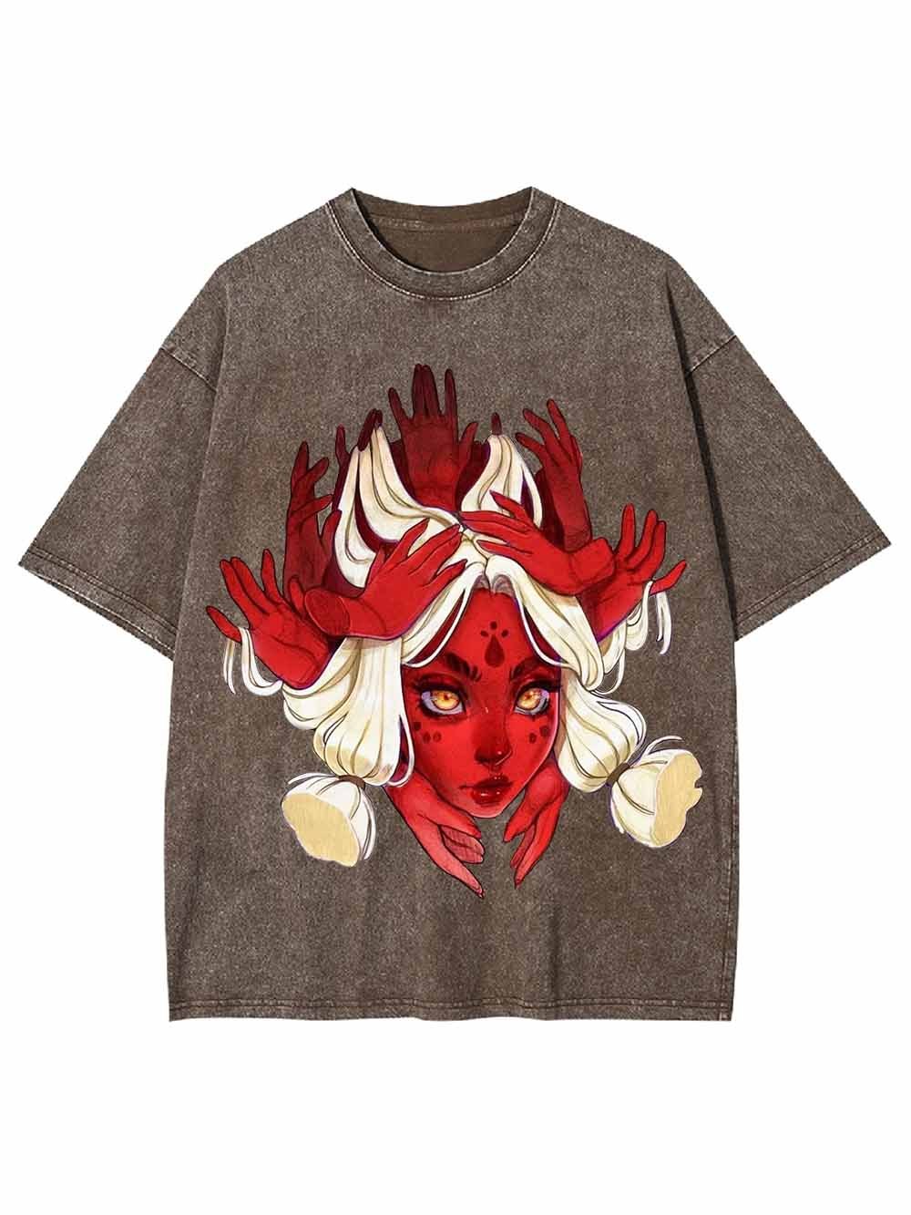 DEMON QUEEN WASHED TSHIRT