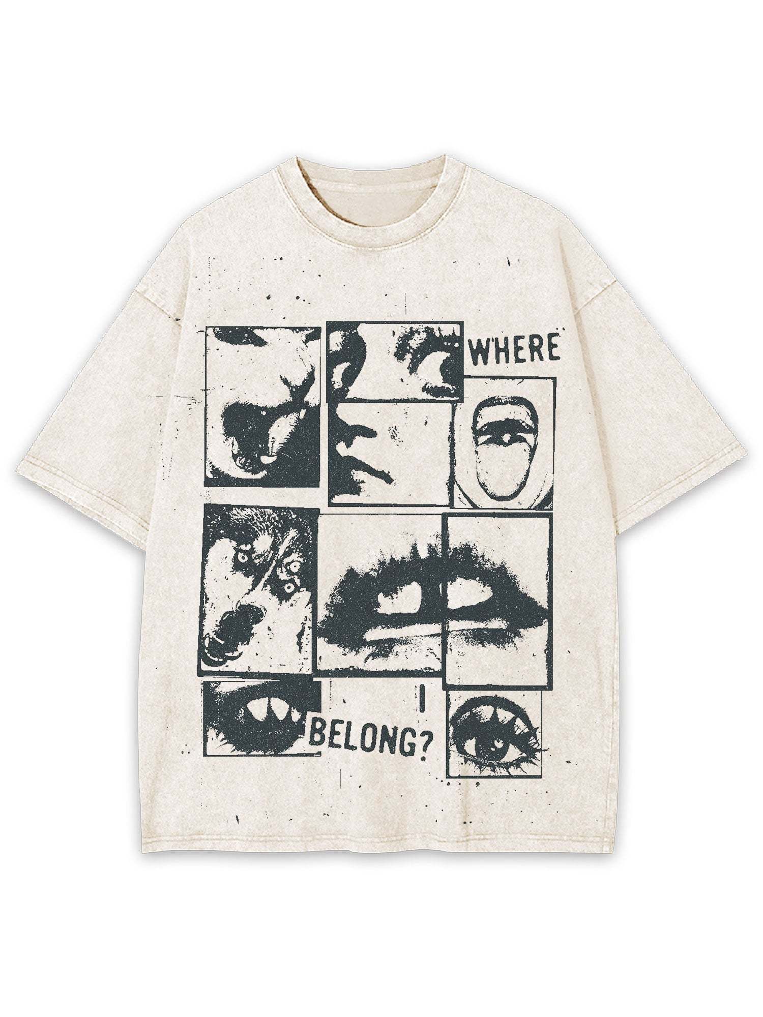 Where I Belong Washed Tshirt-ClassyOutlaw Sale