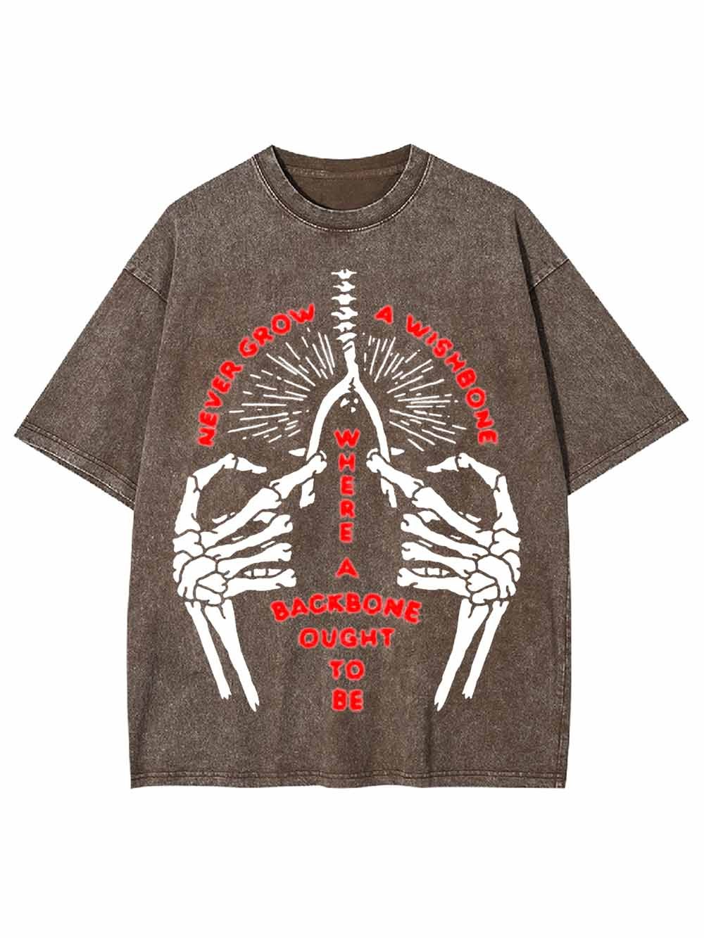 BACKBONE OUGHT WASHED TSHIRT