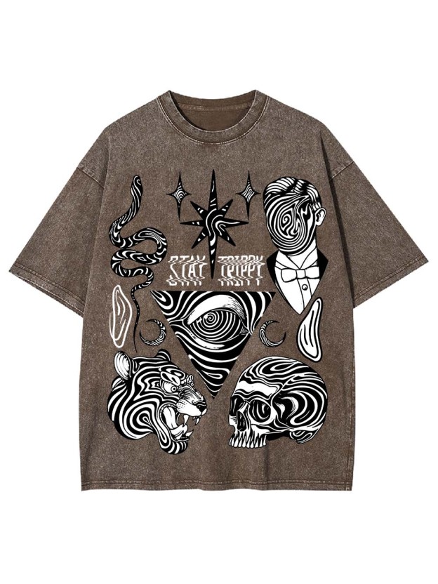 Patterns of Mystery Washed Tshirt
