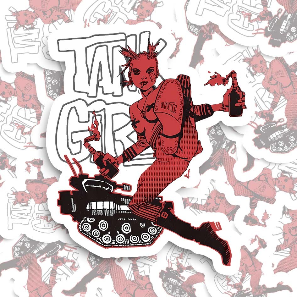 Tank Girl Sticker-ClassyOutlaw Sale
