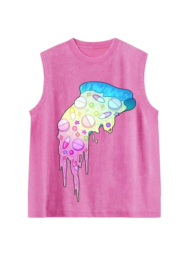 Pill Pizza Washed Tank Top