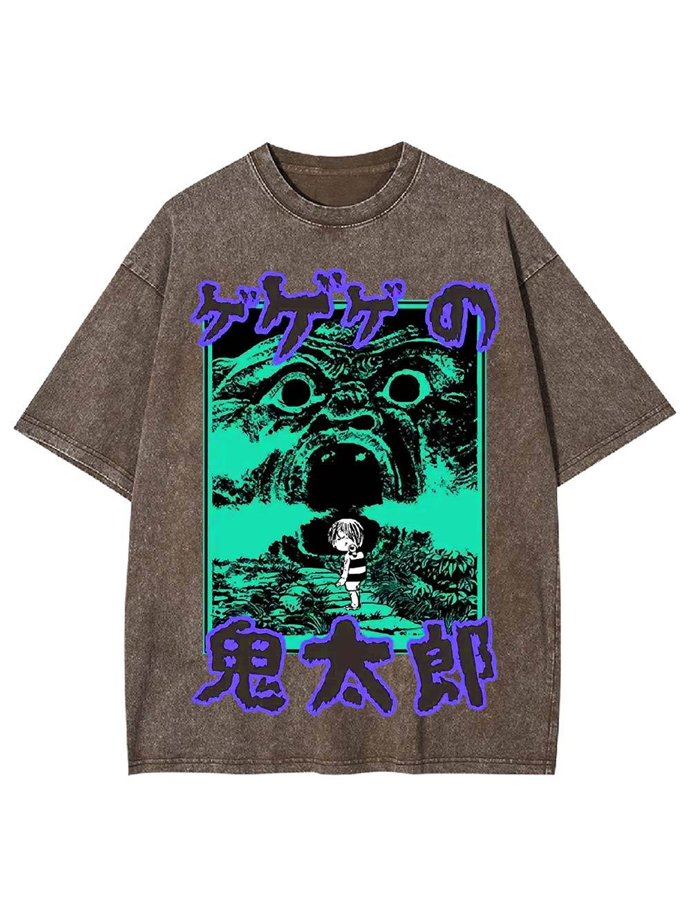 GeGeGe no Kitaro Washed Tshirt