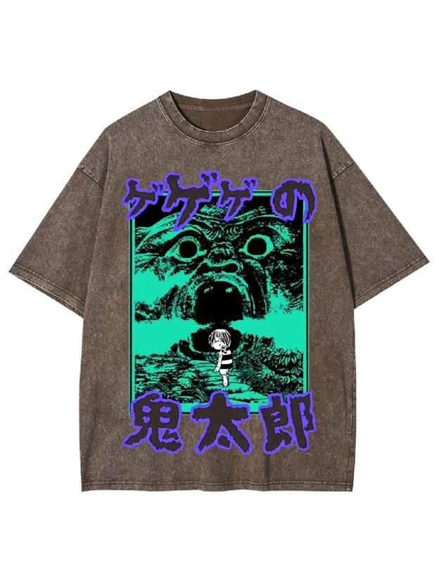 GeGeGe no Kitaro Washed Tshirt