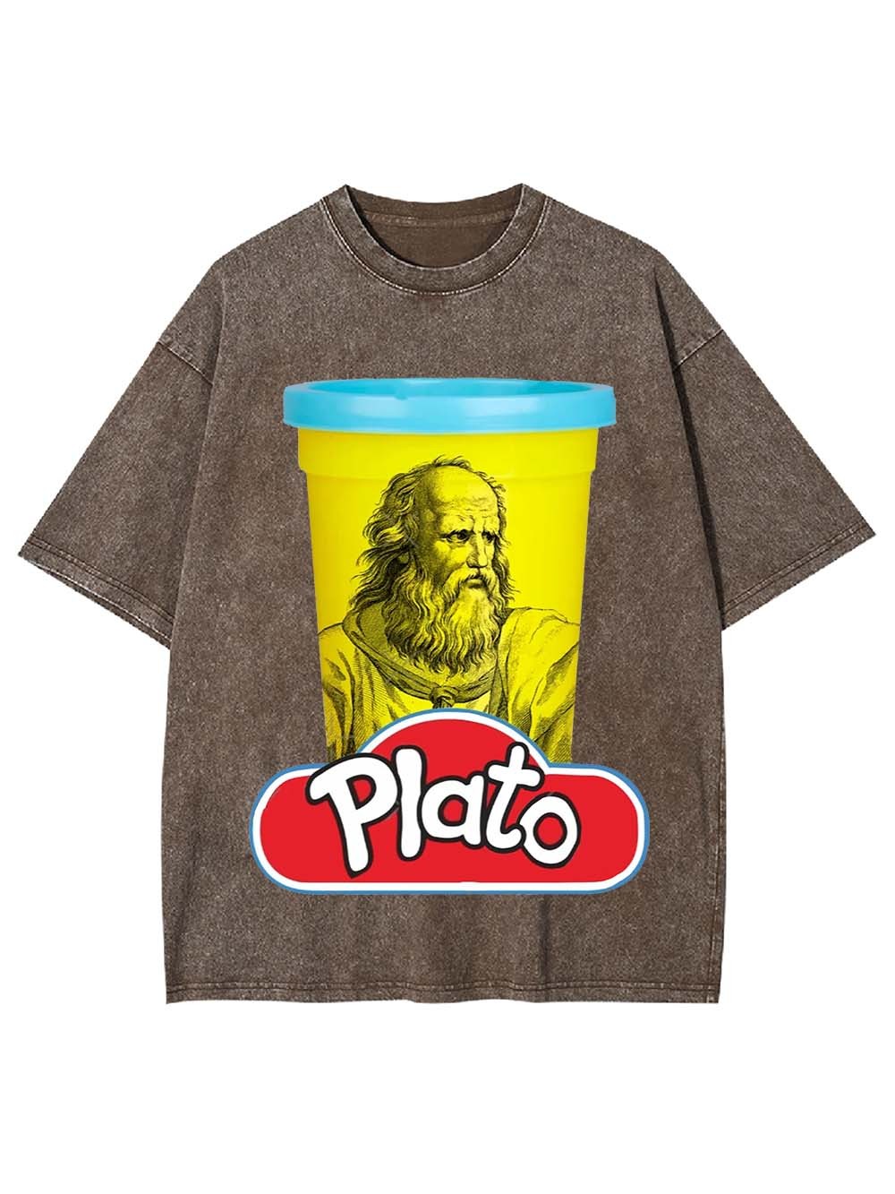 Plato Playful Twist Washed Tshirt