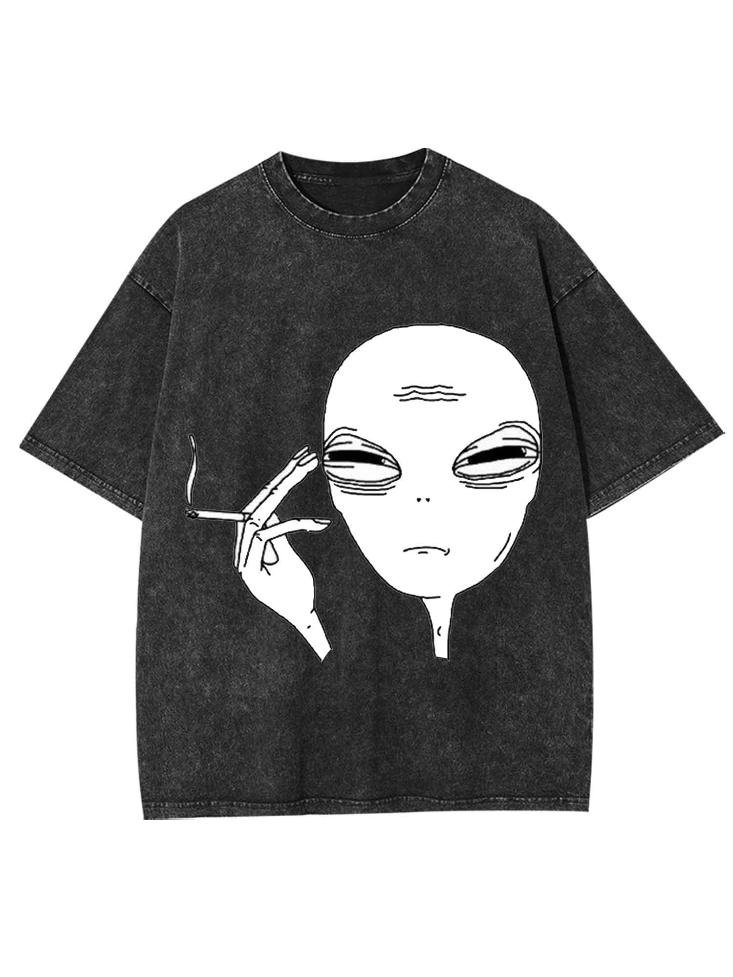 Alien Smoker Washed Tshirt
