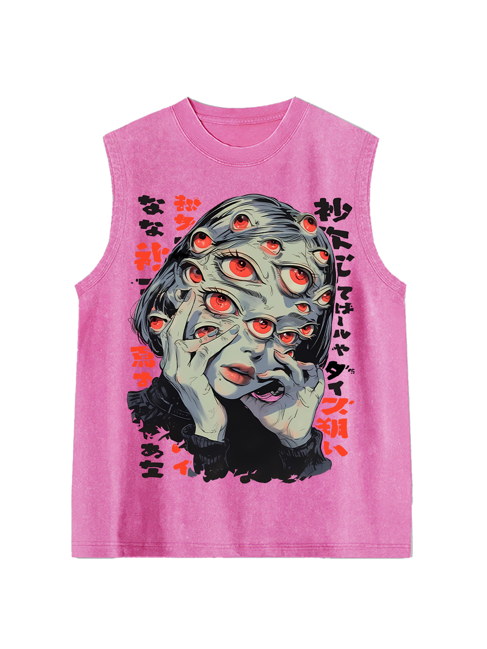 Thousand Eyes Gaze Washed Tank Top