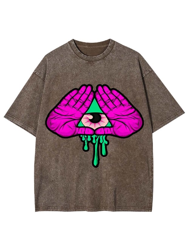 VISION OF THE ALL-SEEING WASHED TSHIRT