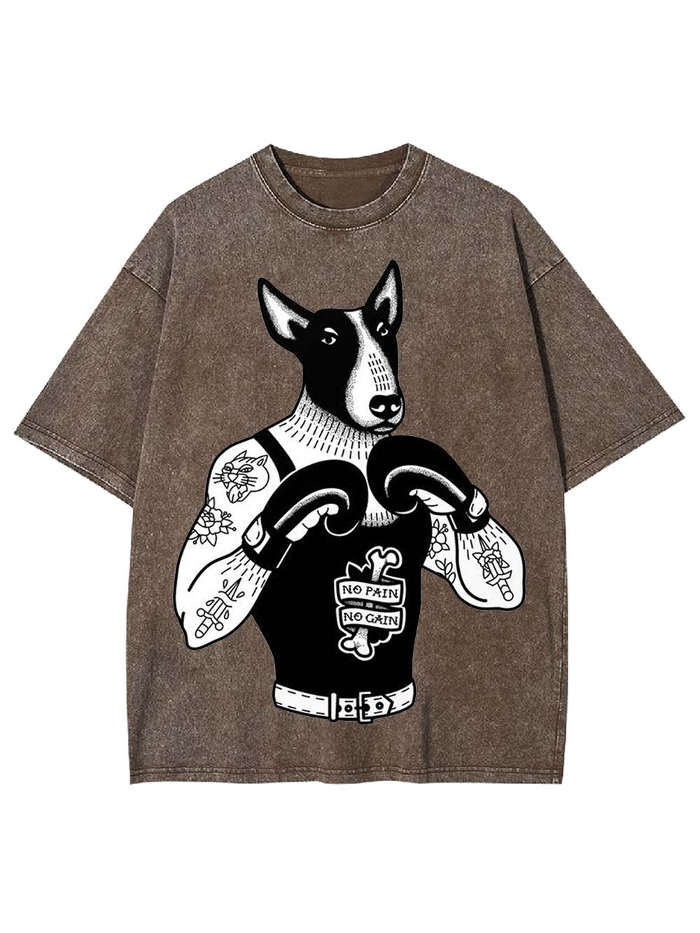 No Pain No Gain Washed Tshirt