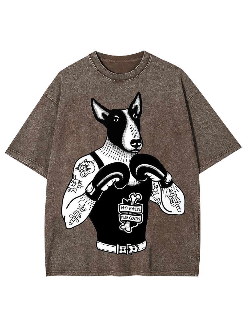 No Pain No Gain Washed Tshirt