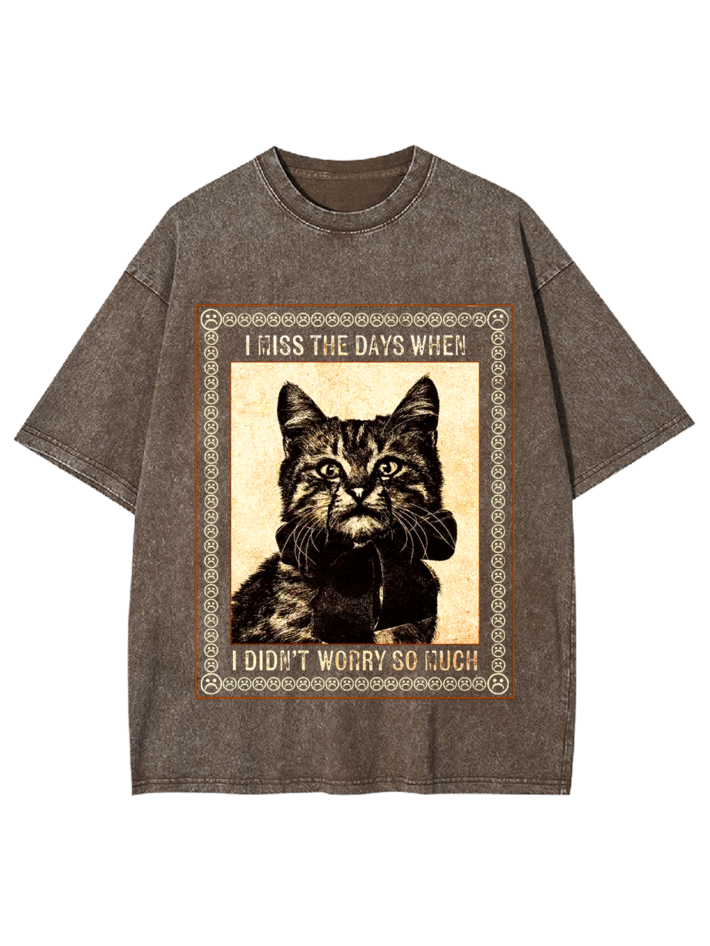 I Miss The Days When I Didn’T Worry So Much Washed Tshirt