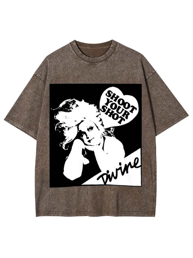 Shoot Your Shot Washed Tshirt