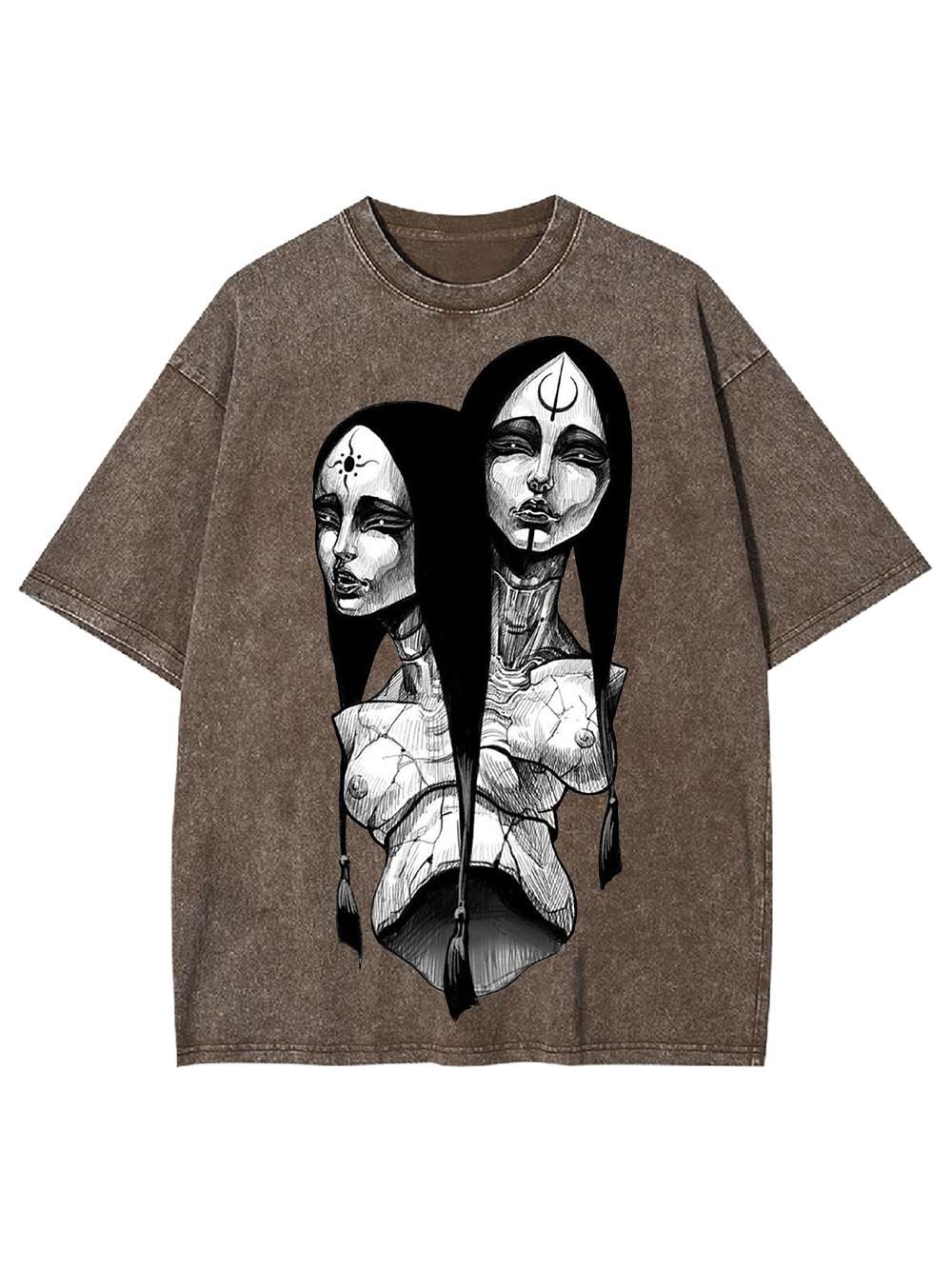 DUALITY OF SOULS WASHED TSHIRT