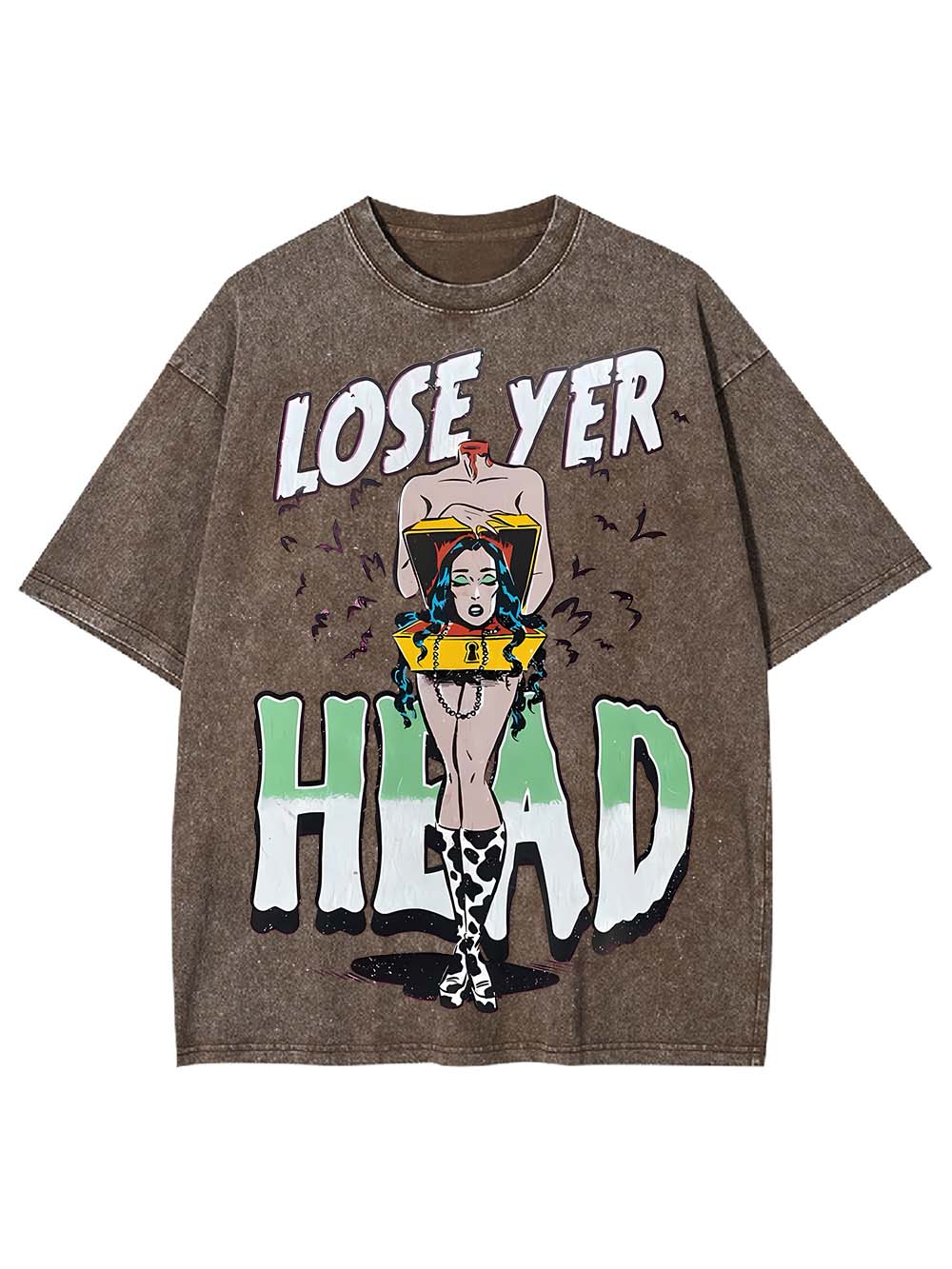 LOST YER HEAD WASHED TSHIRT