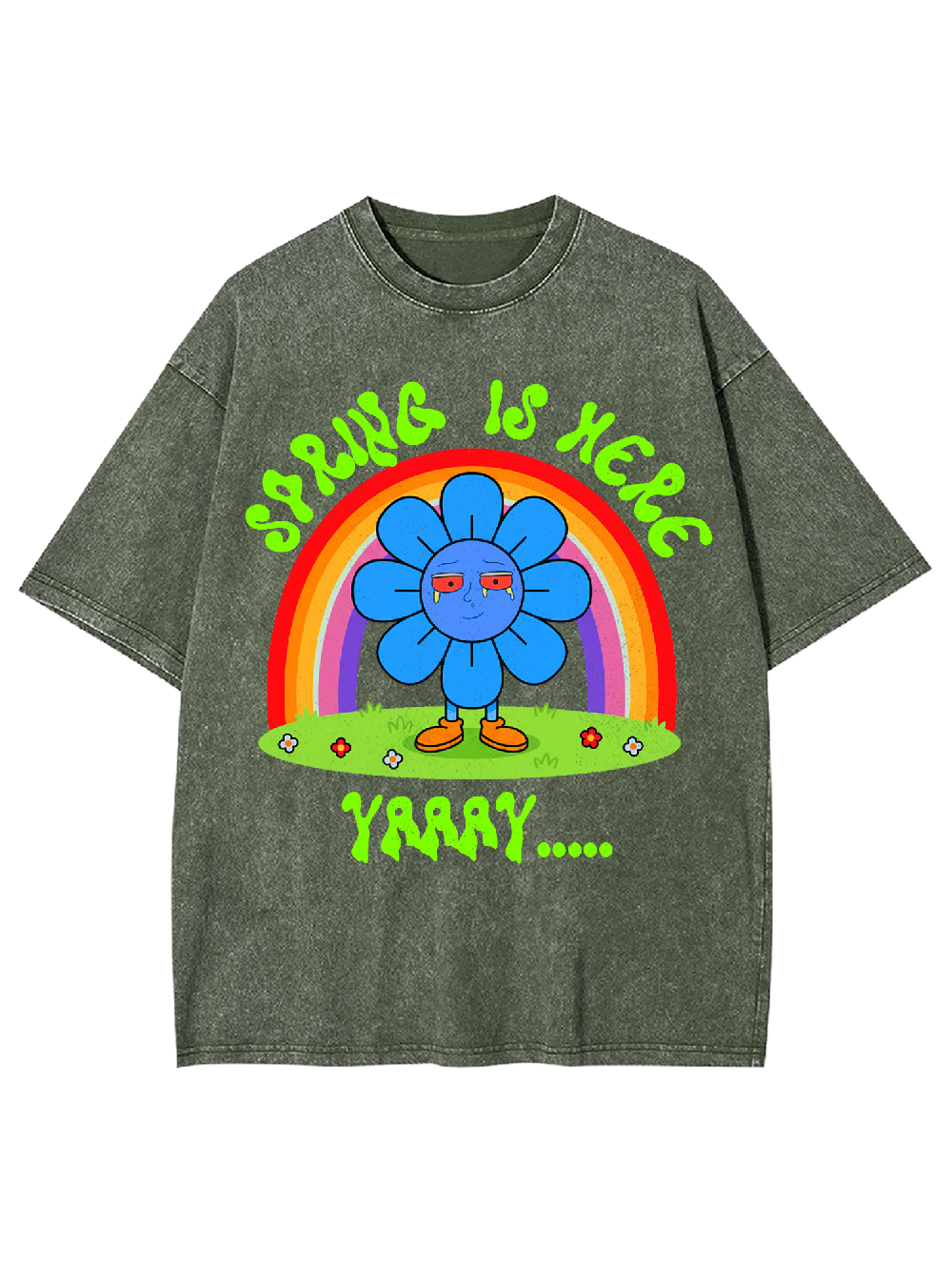 Spring is here, yaaay Washed Tshirt