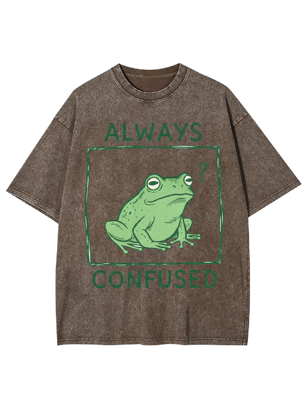 Always confused Washed Tshirt