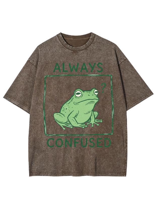 Always confused Washed Tshirt