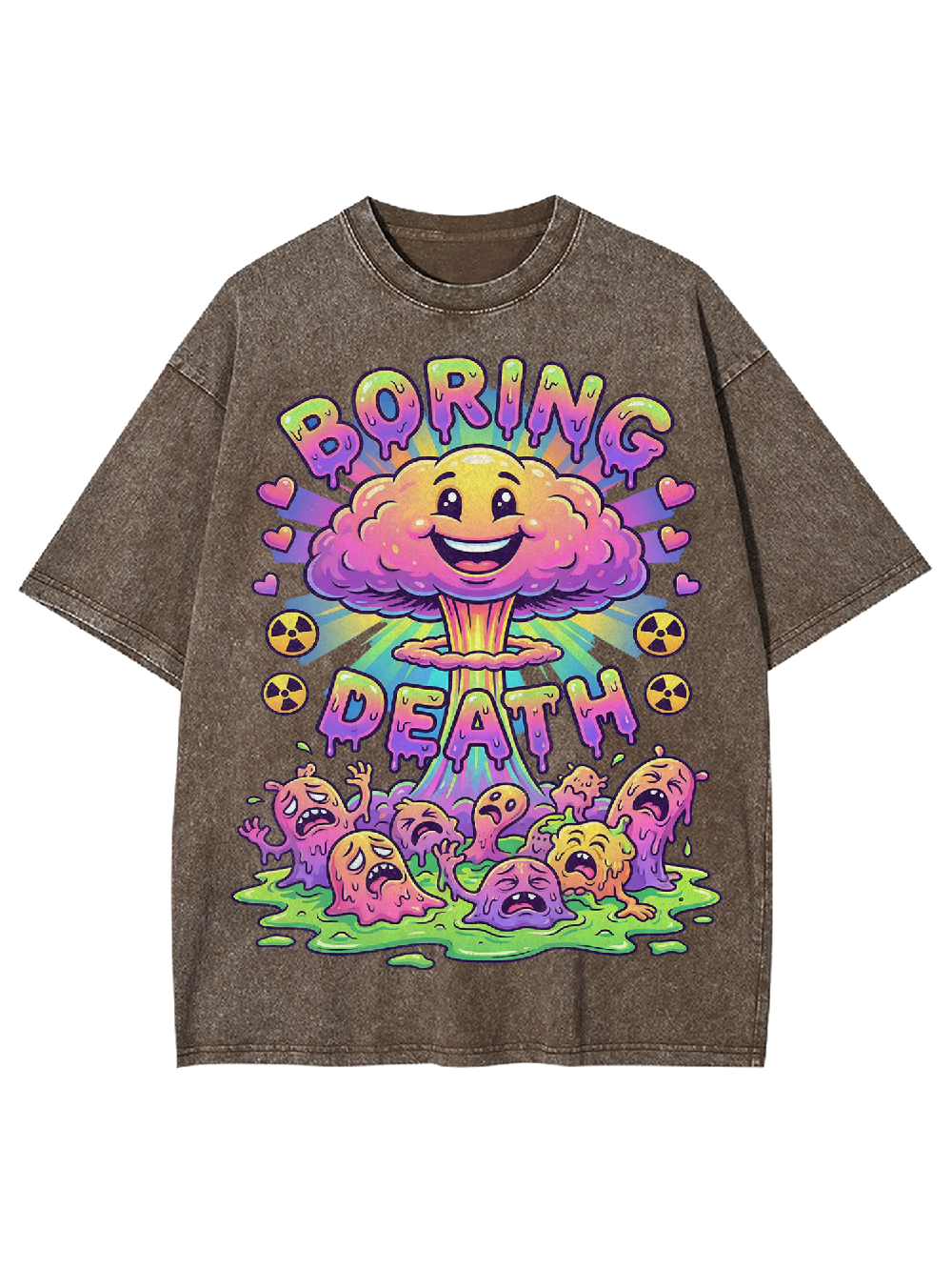 Boring death Washed Tshirt