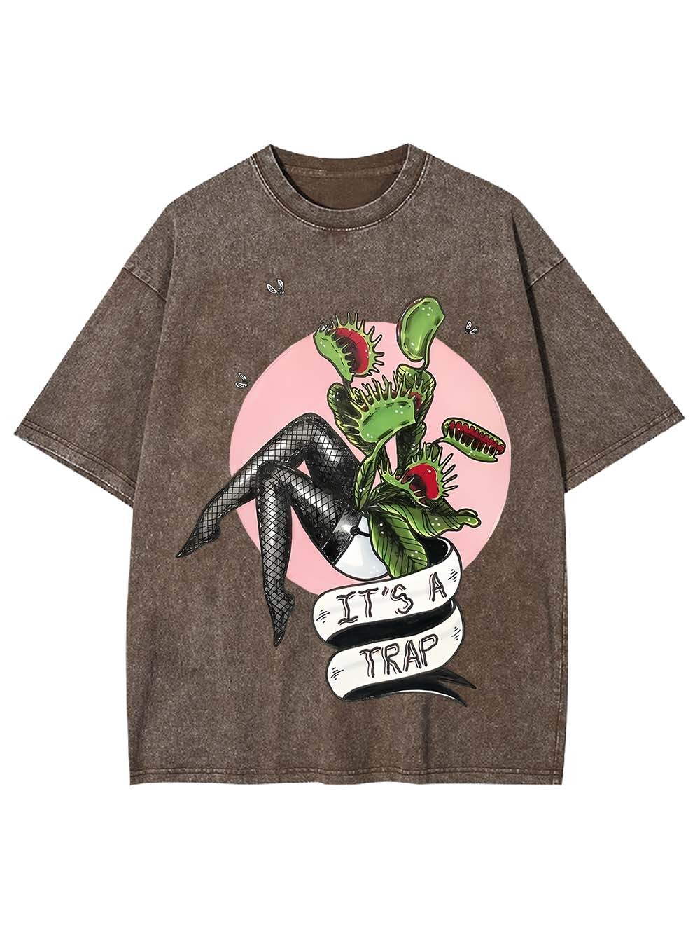 It's A Trap Washed Tshirt