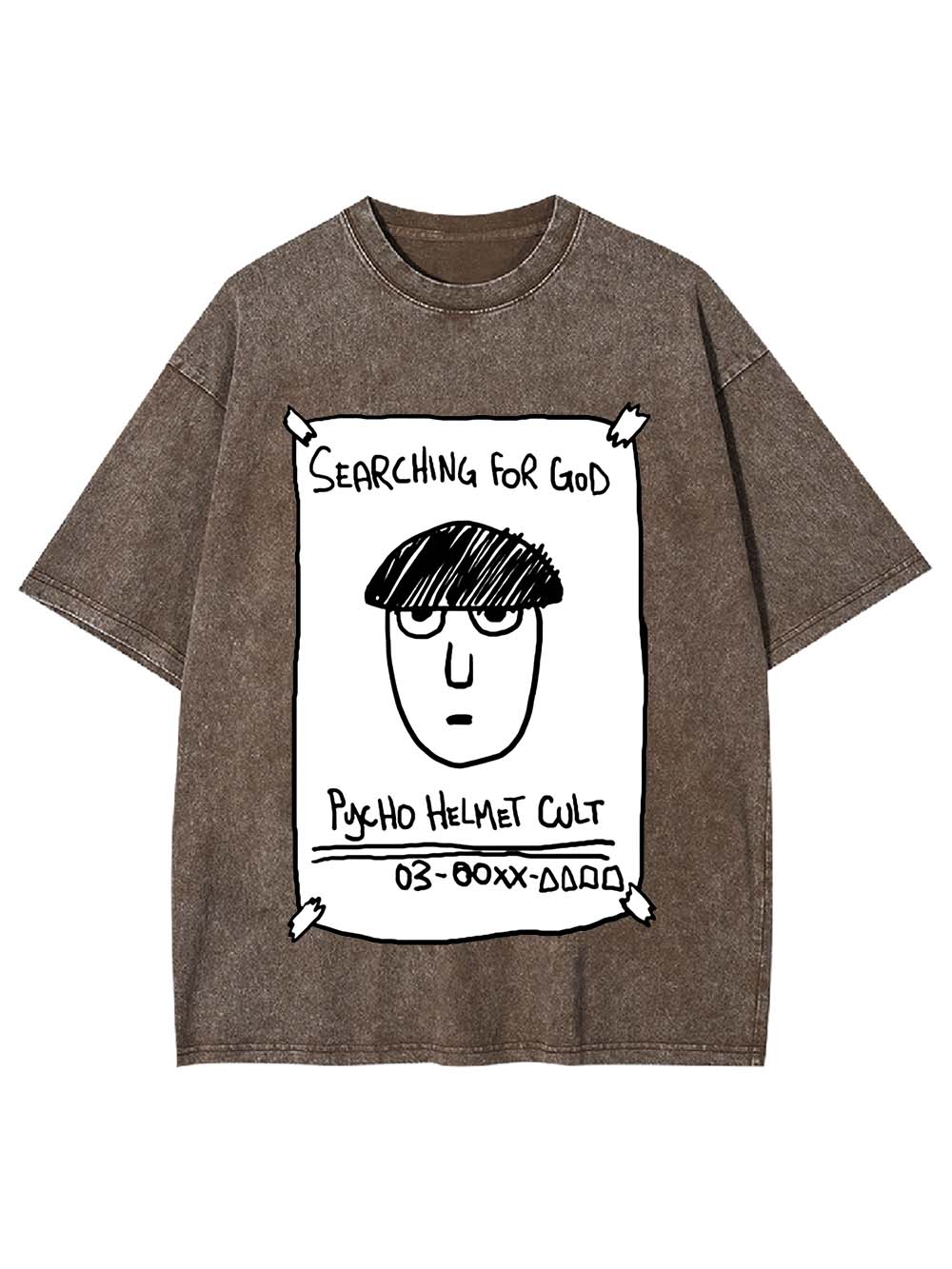 Psycho Helmet Cult Washed Tshirt