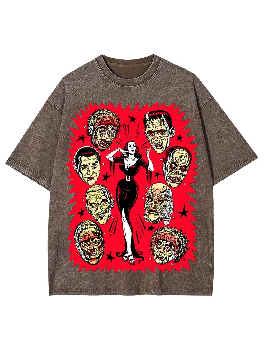 Queen of Monsters Washed Tshirt