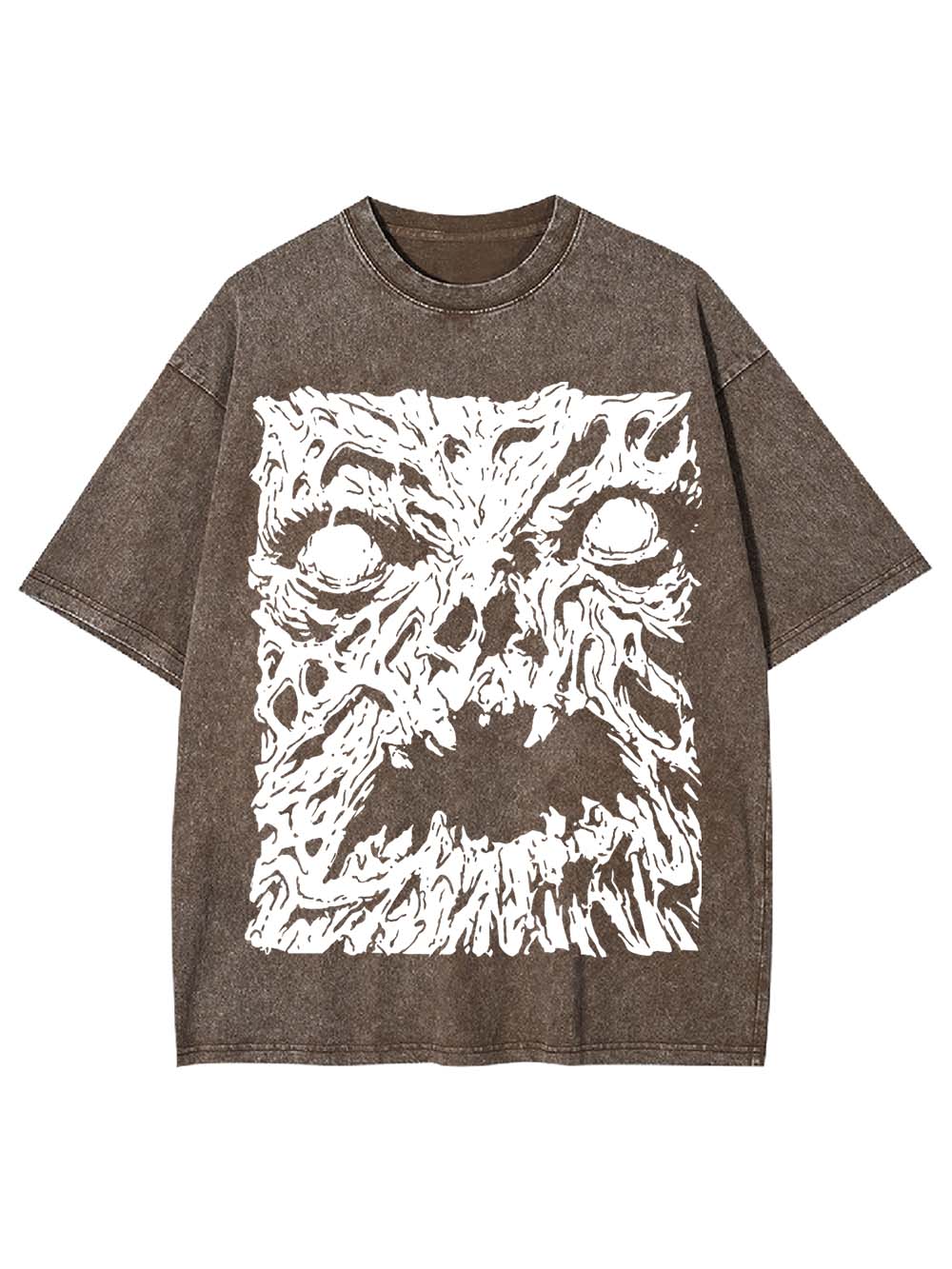 The Melting Face of Horror Washed Tshirt