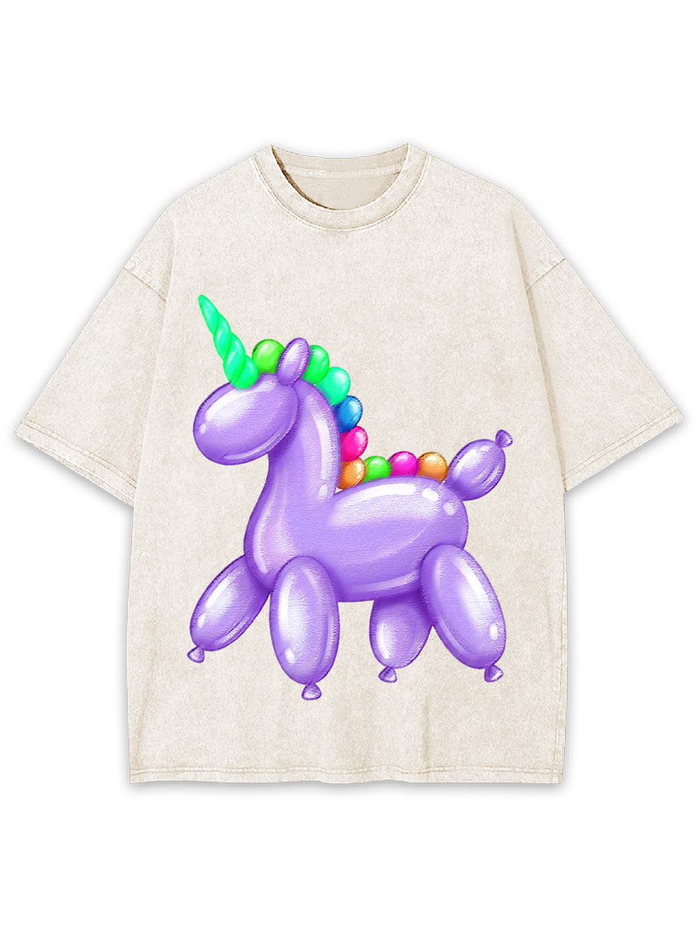 Balloon Unicorn Washed Tshirt