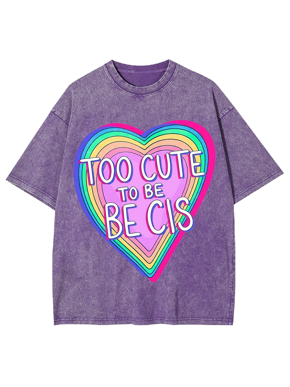 TOO CUTE To BE BE CIS Washed Tshirt