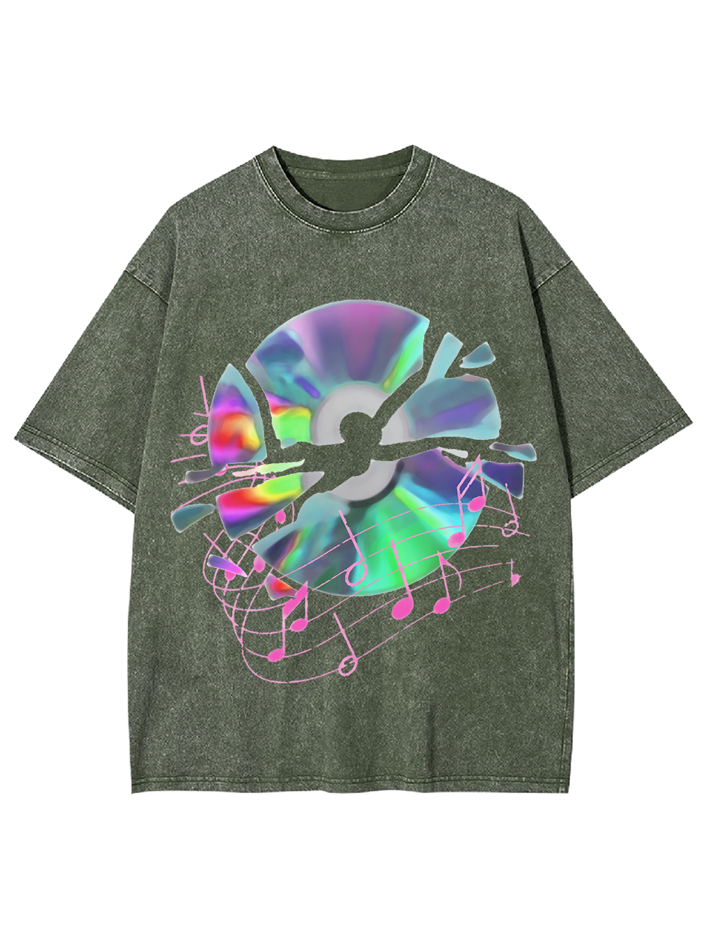 Shattered Sound Washed Tshirt