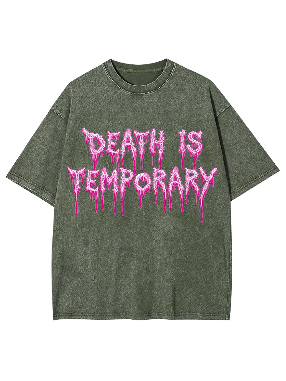 DEATH IS TEMPORARY Washed Tshirt