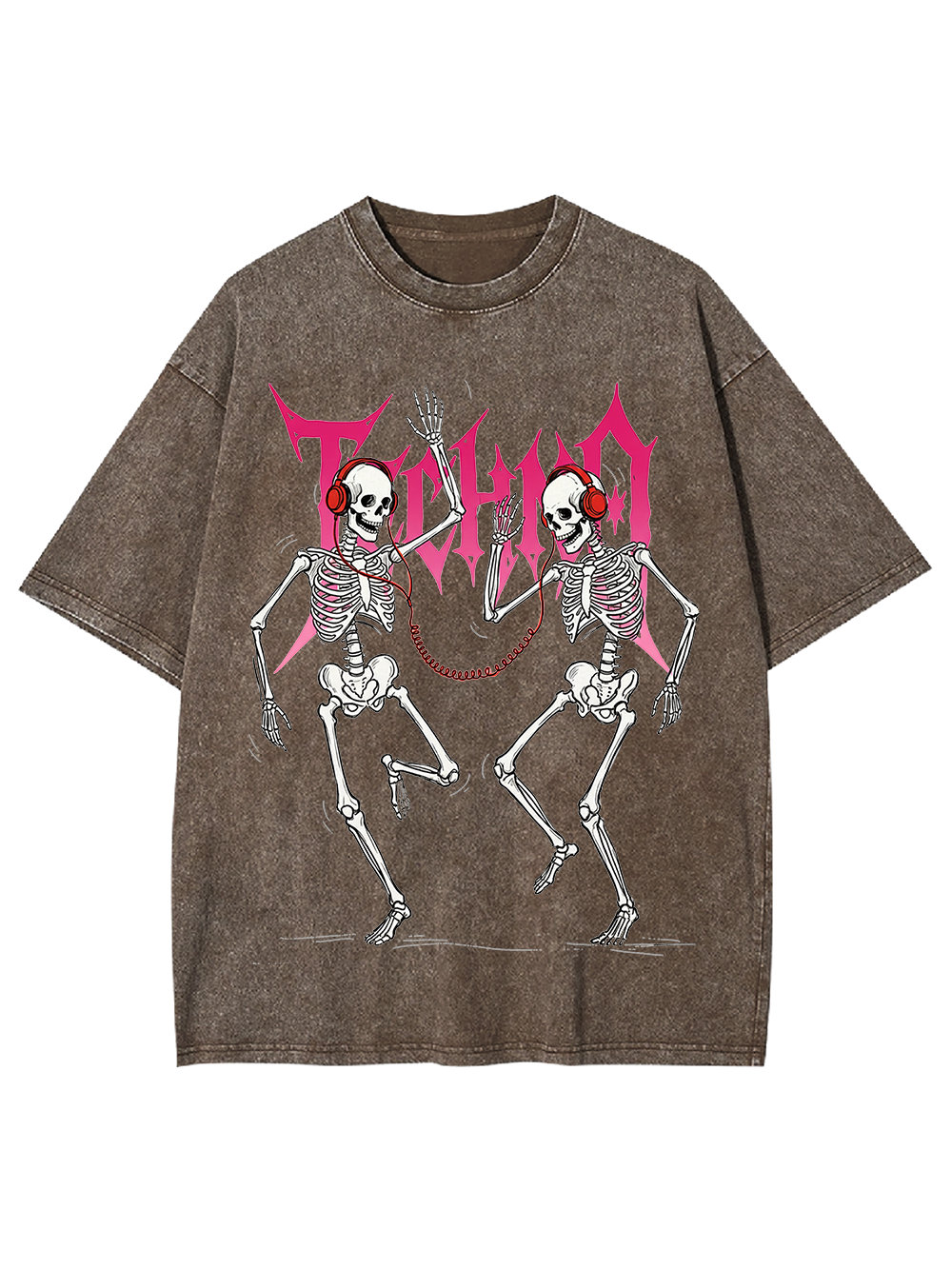 Techno Till Death Washed Tshirt