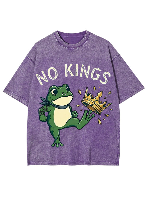 Frog Against the Crown Washed Tshirt