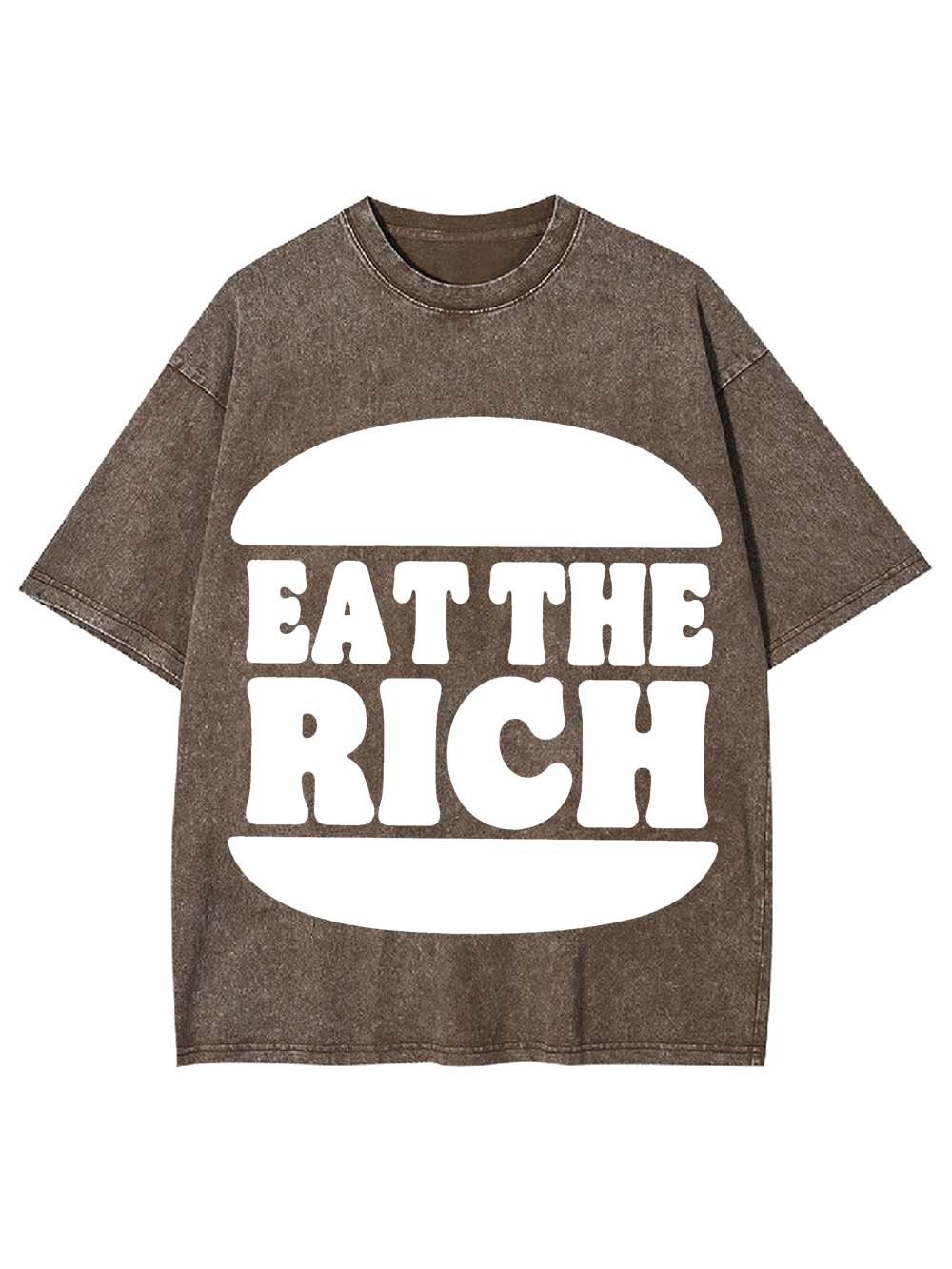 Eat The Rich Washed Tshirt