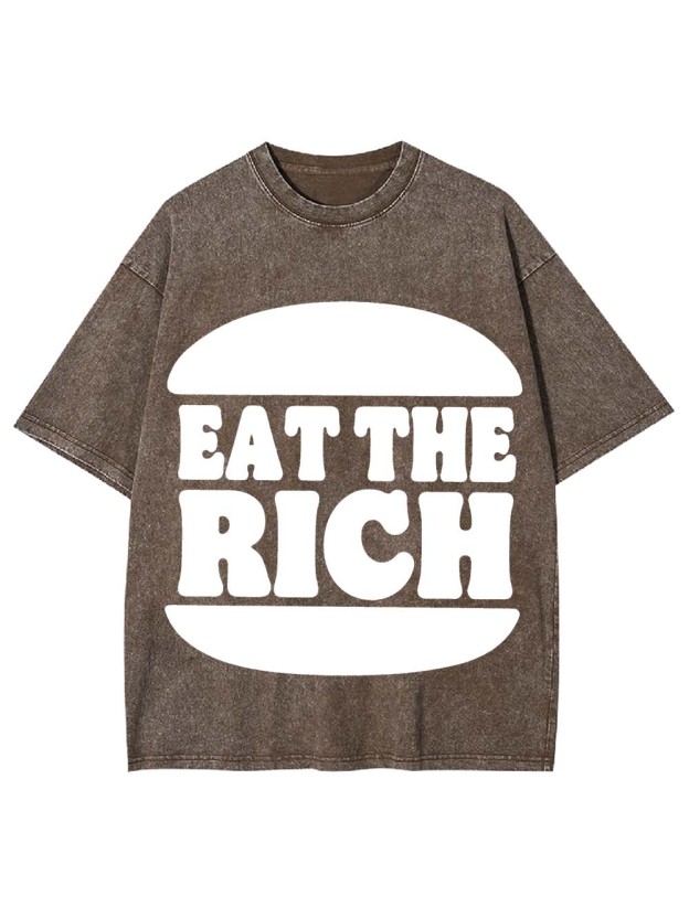 Eat The Rich Washed Tshirt