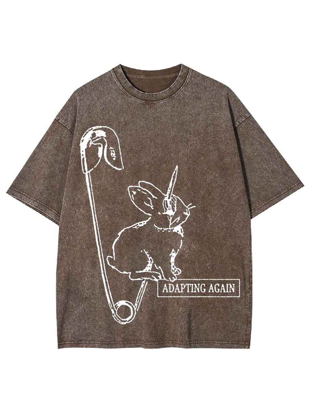 ADAPTING AGAIN WASHED TSHIRT