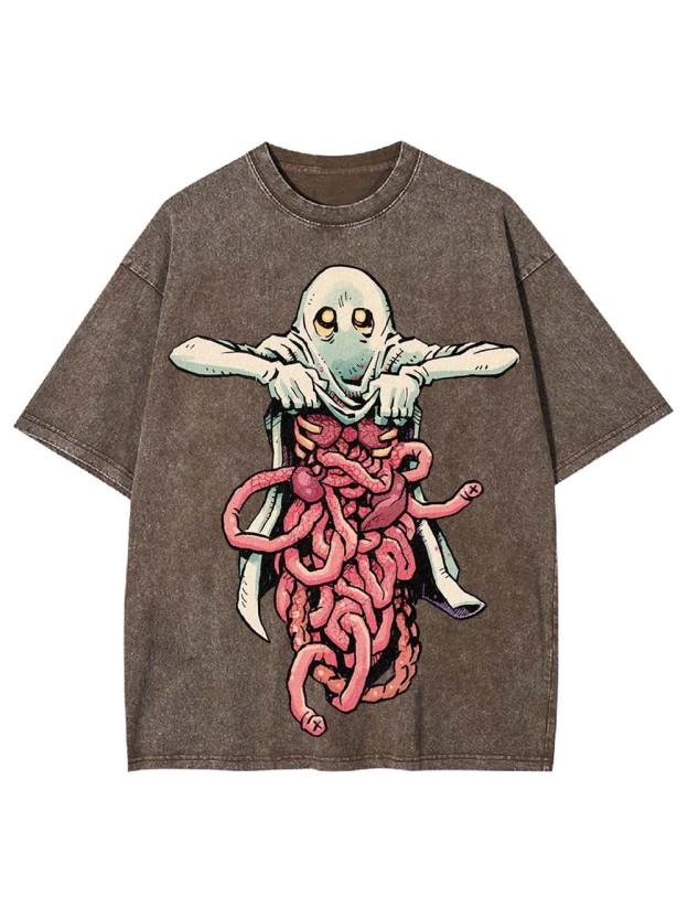 EXPOSED VISCERA WASHED TSHIRT