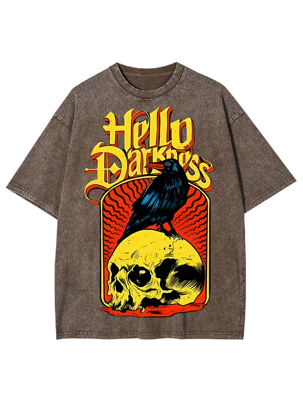 HELLO DARKNESS WASHED TSHIRT