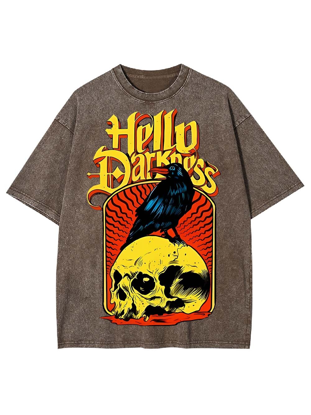 HELLO DARKNESS WASHED TSHIRT