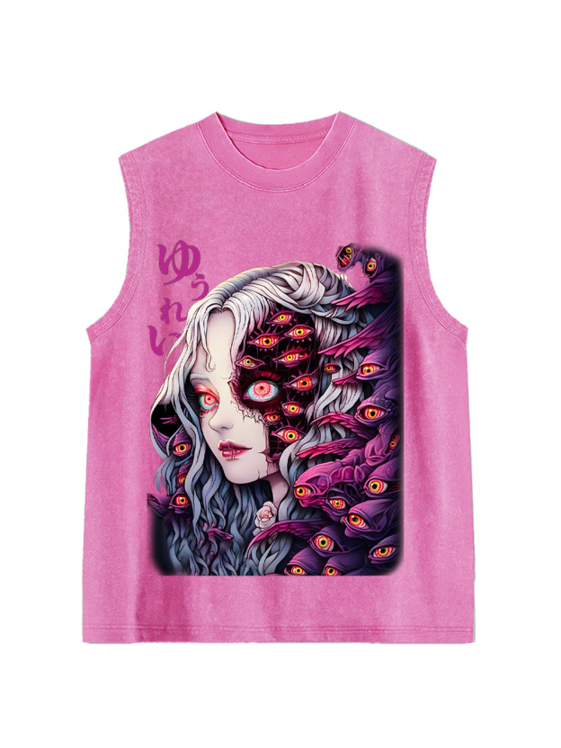 The Allure Of A Thousand Eyes Washed Tank Top